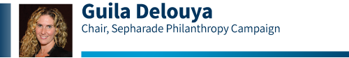 Guila Delouya, Sepharade Philanthropy Campaign Chair for the 2020 Combined Jewish Appeal